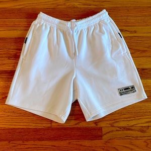 Under Armour Summit Knit Shorts in white (unisex)